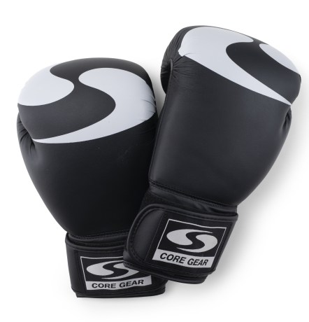 Miniatyrbild Core Gear Boxing Gloves, 12 oz, Black