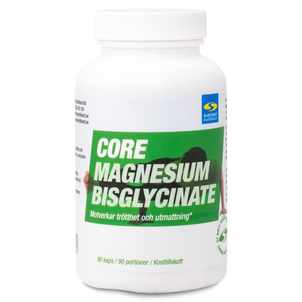 Core Magnesium Bisglycinate, 90 kaps | Vitamin & Mineraltillskott - Mineraler - Magnesium | Gymkraft