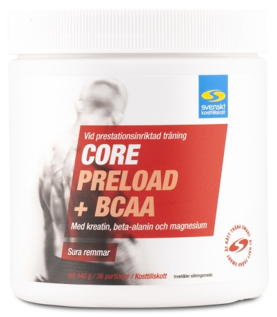 Miniatyrbild Core Preload + BCAA, Sura Remmar, 440 g