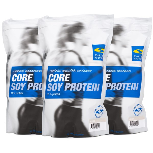 Core Soy Protein, Naturell, 3 kg
