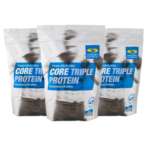 Core Triple Protein, Jordgubb, 3 kg