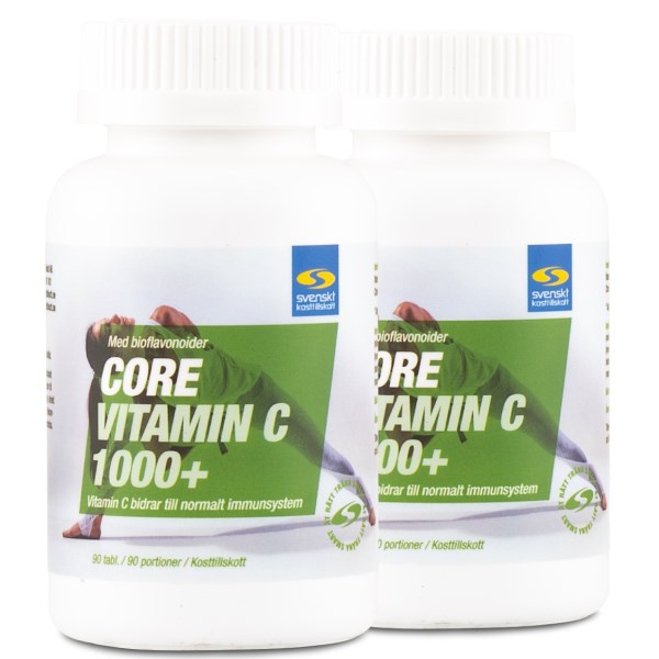 Core Vitamin C 1000+, 180 tabl