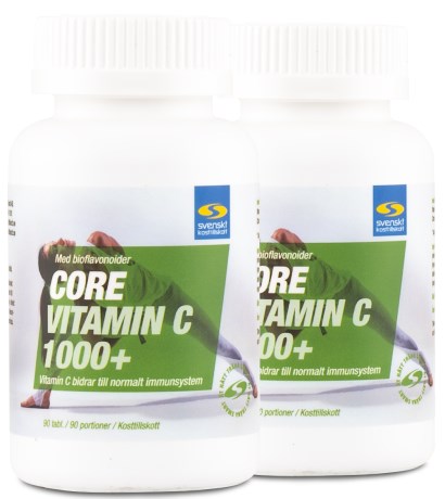 Miniatyrbild Core Vitamin C 1000+, 180 tabl
