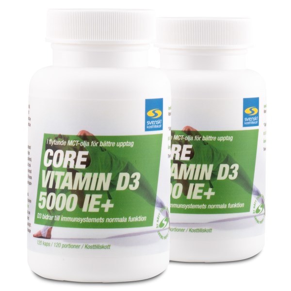 Core Vitamin D3 5000 IE+, 240 kaps