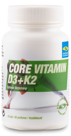 Miniatyrbild Core Vitamin D3+K2, 90 tabl