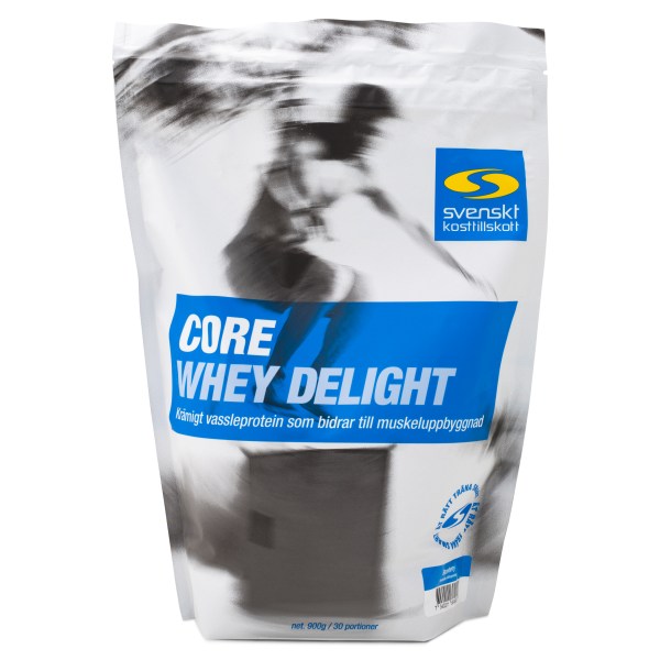 Core Whey Delight, Strawberry, 900 g | Träningstillskott - Proteinpulver - Vassleprotein | Gymkraft