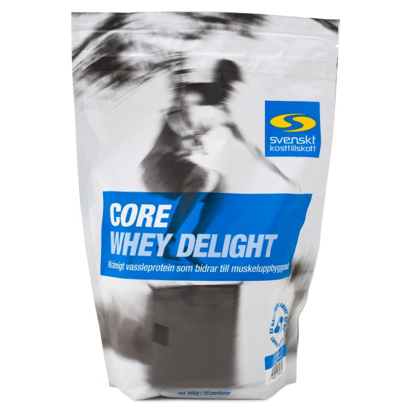 Core Whey Delight, Chocolate, 900 g | Träningstillskott - Proteinpulver - Vassleprotein | Gymkraft