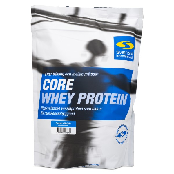 Core Whey Protein, Choklad Milkshake, 1 kg | Träningstillskott - Proteinpulver - Vassleprotein | Gymkraft
