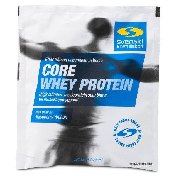 Core Whey Protein Portionspåse, Raspberry Yoghurt, 33 g
