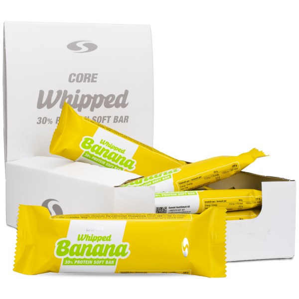 Core Whipped Protein Bar, Whipped Banana, 18-pack | Träningstillskott - Efter Träning - Proteinbars | Gymkraft
