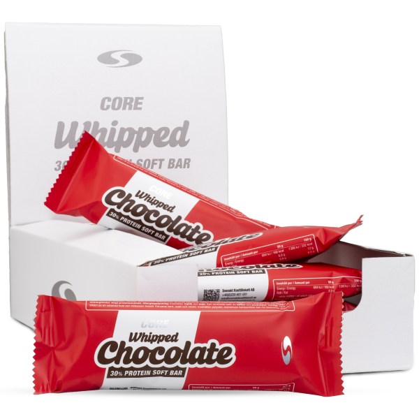 Core Whipped Protein Bar, Whipped Chocolate, 18-pack | Träningstillskott - Efter Träning - Proteinbars | Gymkraft