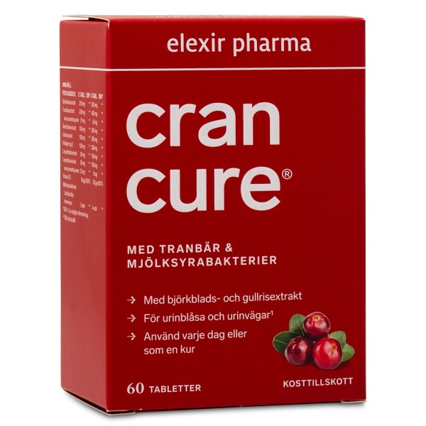Cran Cure, 60 tabl | Hälsa - Urinvägar & slemhinnor | Gymkraft