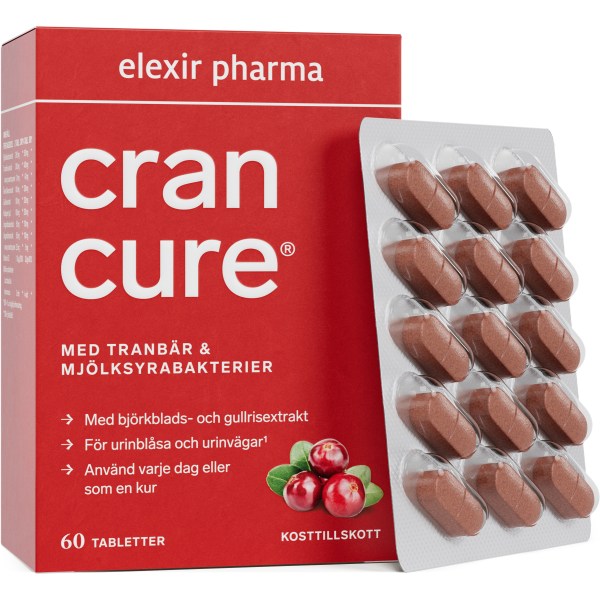 Elexir PharmaCran Cure, 60 tabl | Hälsa - Urinvägar & slemhinnor | Gymkraft