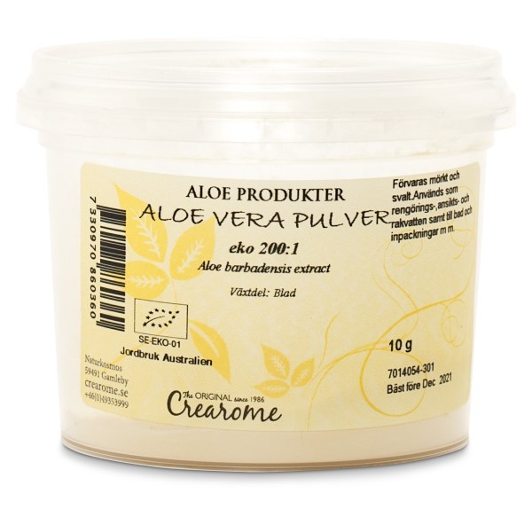 Crearome Aloe Vera Pulver EKO 10 g