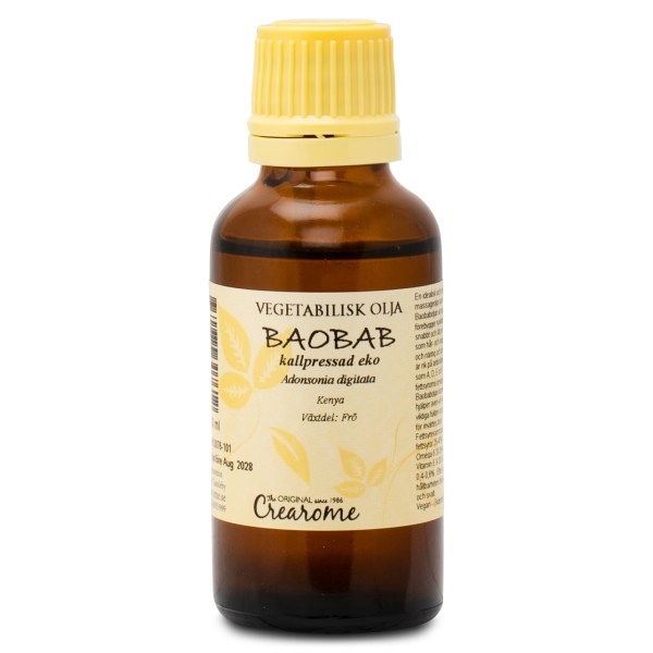 Crearome Baobabolja EKO, 30 ml | Träning & Tillbehör - Övriga Tillbehör - Kroppsvård & Hårvård | Gymkraft
