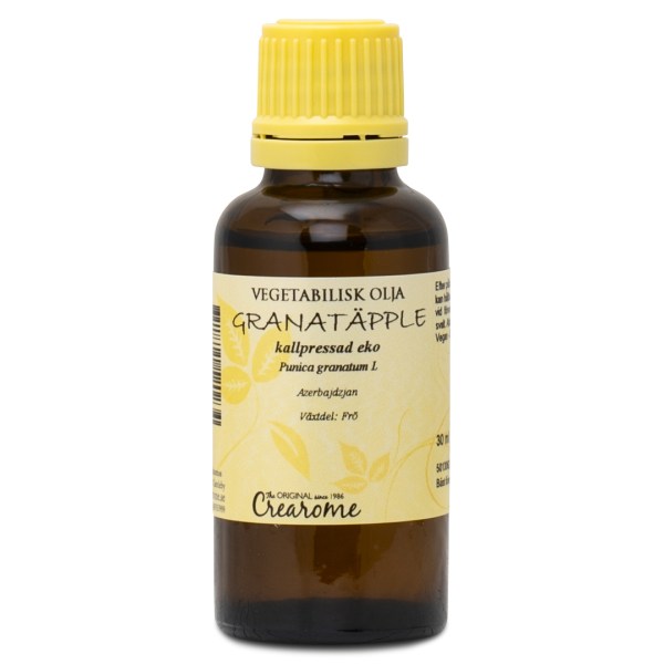 Crearome Kallpressad Granatäppleolja EKO, 30 ml | Träning & Tillbehör - Övriga Tillbehör - Kroppsvård & Hårvård | Gymkraft