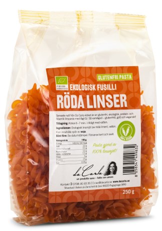 Miniatyrbild da Carla Pasta Rda Linser, 250 g