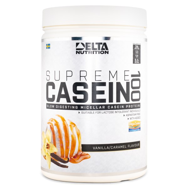 Delta Nutrition Supreme Casein 100 Vanilla Caramel 900 g