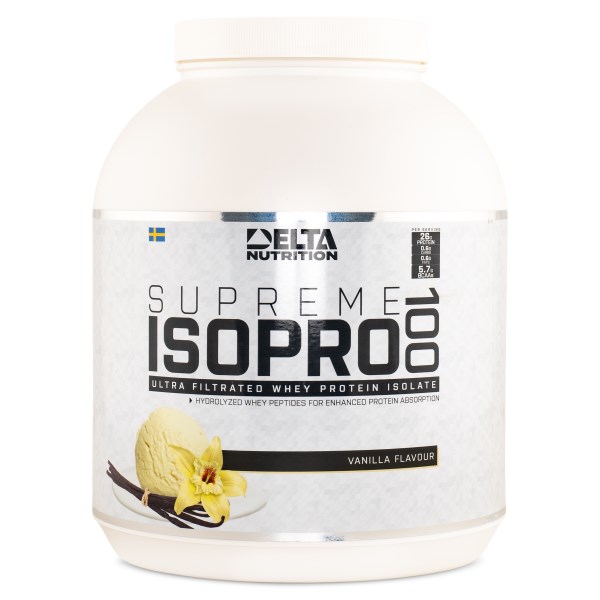 Delta Nutrition Supreme ISO PRO 100, Vanilla, 2,2 kg