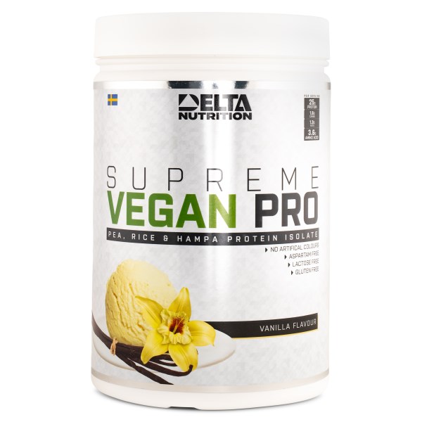 Delta Nutrition Supreme Vegan PRO Vanilla 900 g