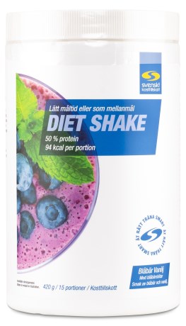 Miniatyrbild Diet Shake, Blbr & vanilj, 420 g