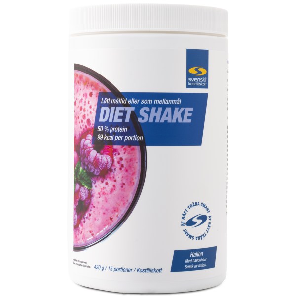 Diet Shake, Hallon, 420 g | Proteintillskott - Protein MÄltider | Gymkraft