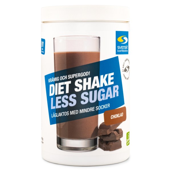 Diet Shake Less Sugar, Chocolate Stevia, 420 g