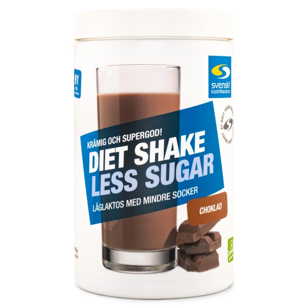 Diet Shake Less Sugar - Kort datum  , Chocolate Stevia, 420 g