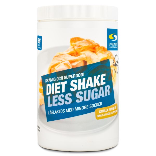 Diet Shake Less Sugar, Vanilla Apple Pie, 420 g