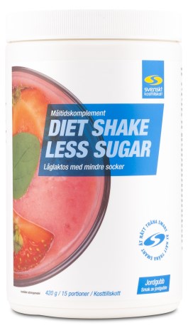 Miniatyrbild Diet Shake Less Sugar, Jordgubb, 420 g
