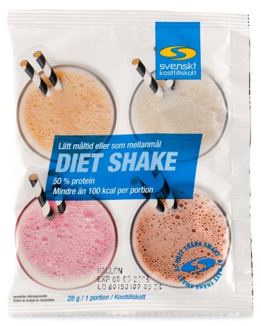 Miniatyrbild Diet Shake Portionsp�se, Hallon, 28 g