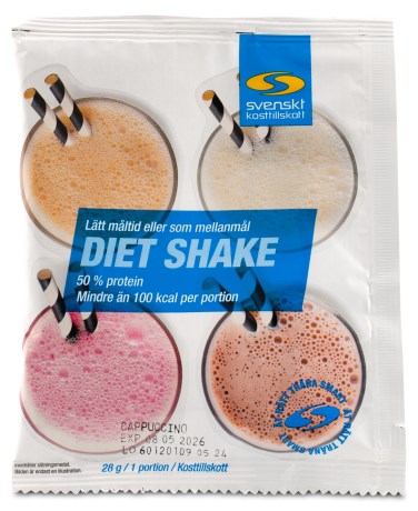 Miniatyrbild Diet Shake Portionspse, Cappuccino, 28 g