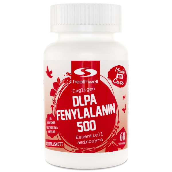 Healthwell DLPA Fenylalanin 500 60 kaps