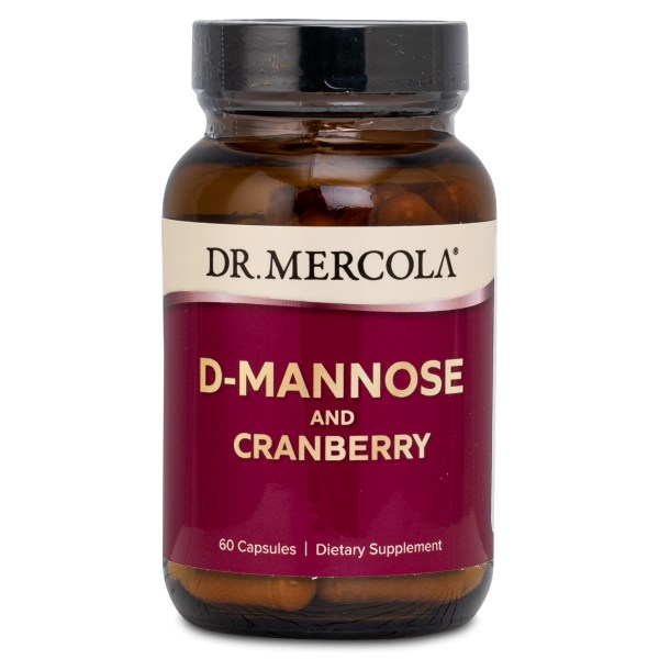 Dr Mercola D-Mannose and Cranberry, 60 kaps | Hälsa - Urinvägar & slemhinnor | Gymkraft