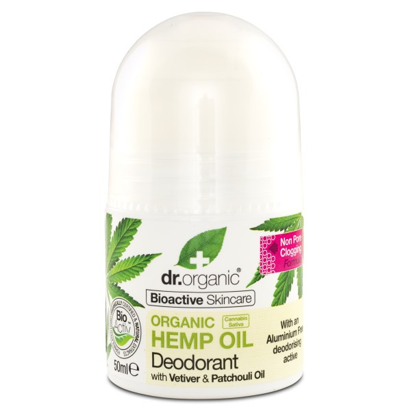 Dr Organic Hampaolja Deo Roll-on 50 ml