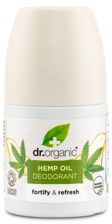 Miniatyrbild Dr Organic Hampaolja Deo Roll-on, 50 ml
