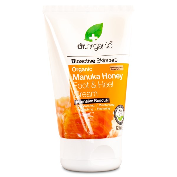 Dr Organic Manuka Honung Fot- & hälkräm 125 ml