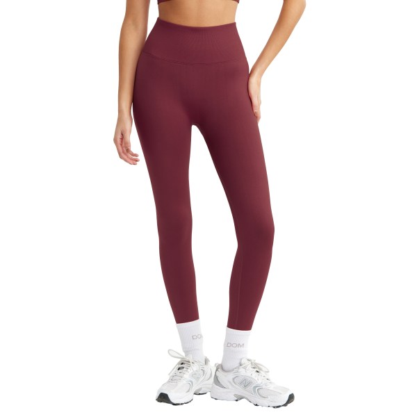 Drop Of Mindfulness Signature Seamless Tights, , Ruby Wine | Träningskläder - Träningstights | Gymkraft