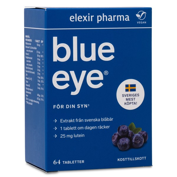 Elexir Pharma Blue Eye, 64 tabl | Hälsa - Ögon & Syn | Gymkraft
