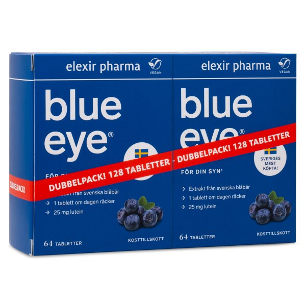 Elexir Pharma Blue Eye, 128 tabl | Hälsa - Ögon & Syn | Gymkraft