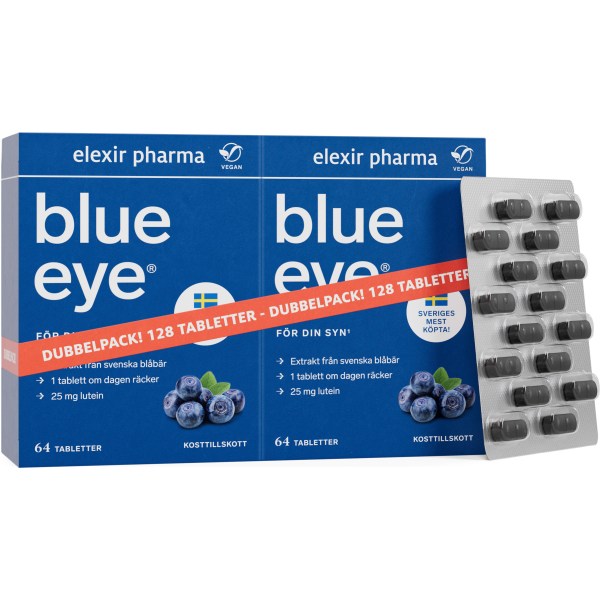 Elexir Pharma Blue Eye, 128 tabl | Hälsa - Ögon & Syn | Gymkraft