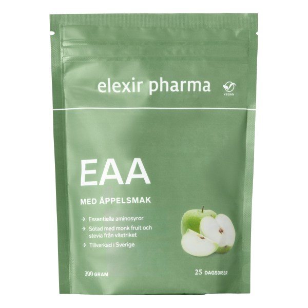 Elexir Pharma EAA, Äpple, 300 g | Träningstillskott - Aminosyror - EAA | Gymkraft