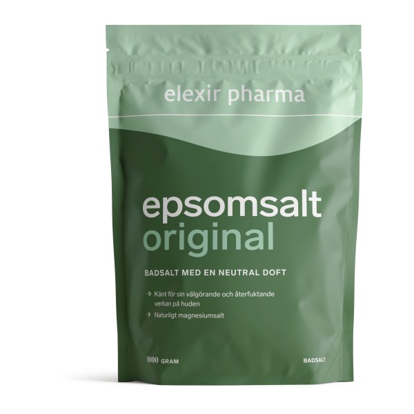 Elexir Pharma Epsomsalt, 1000 g | Träning & Tillbehör - Övriga Tillbehör - Kroppsvård & Hårvård | Gymkraft
