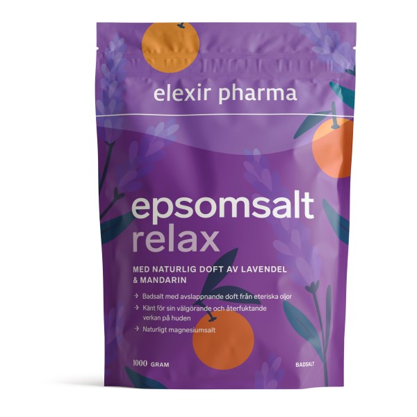 Elexir Pharma Epsomsalt med doft, 1000 g | Träning & Tillbehör - Övriga Tillbehör - Kroppsvård & Hårvård | Gymkraft