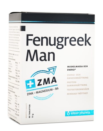 Miniatyrbild Elexir Pharma Fenugreek Man, 60 tabl