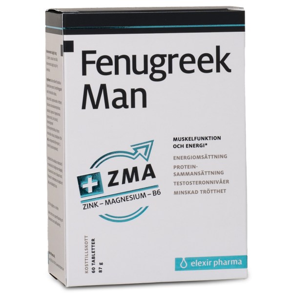 Elexir Pharma Fenugreek Man, 60 tabl | Hälsa - Sex & Lust | Gymkraft