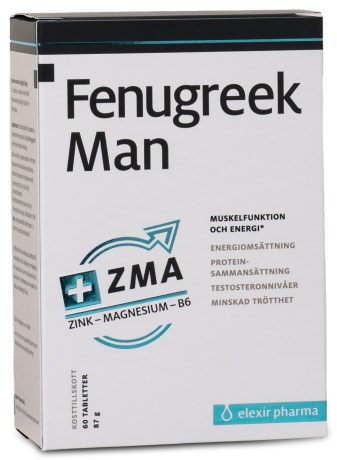 Miniatyrbild Elexir Pharma Fenugreek Man, 60 tabl