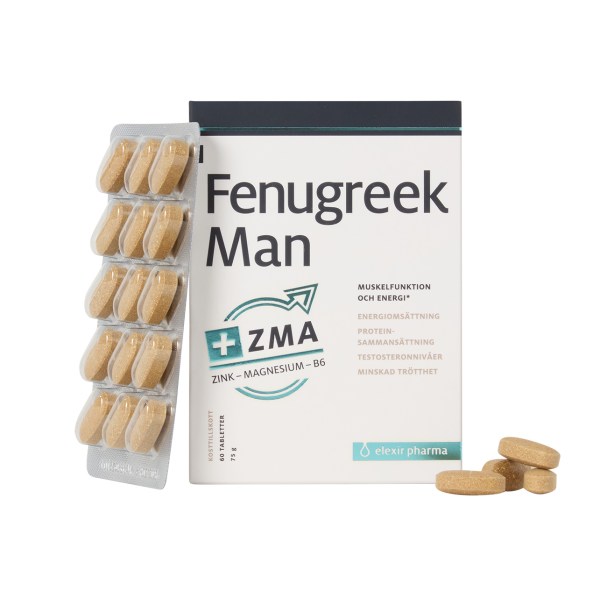 Elexir Pharma Fenugreek Man, 60 tabl | Hälsa - Sex & Lust | Gymkraft