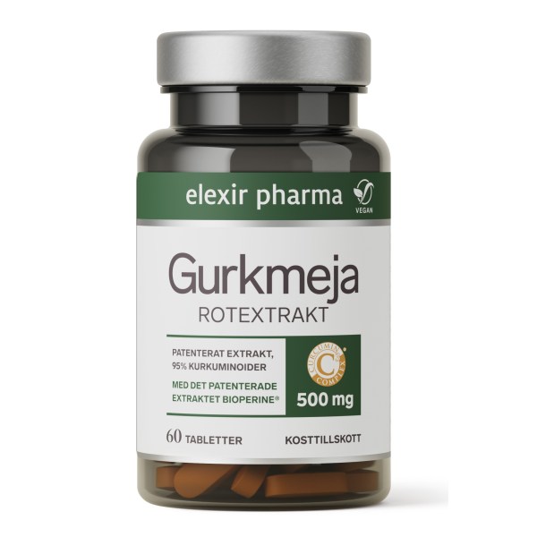 Elexir Pharma Gurkmeja, 60 tabl | Hälsa - Led & Muskelbesvär - Ledtillskott | Gymkraft