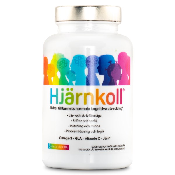 Elexir Pharma Hjärnkoll 180 kaps